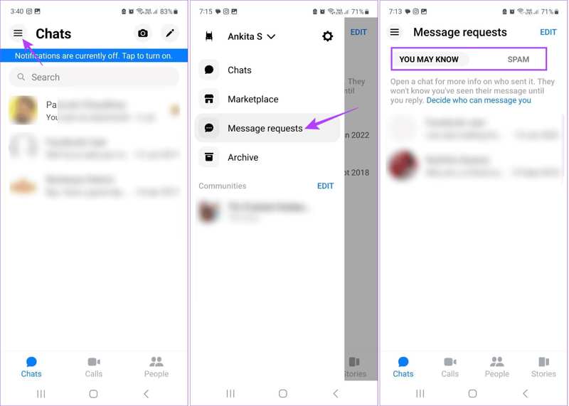 Skjulte meldinger iOS