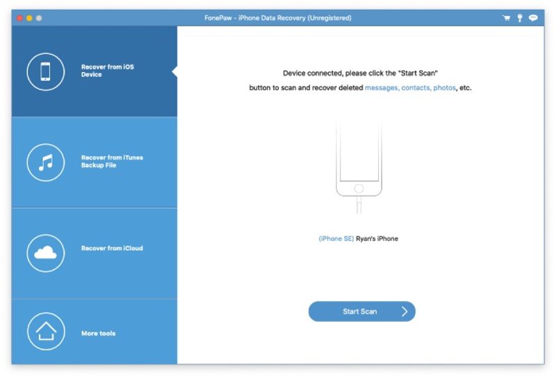 Fonepaw iPhonen palautus