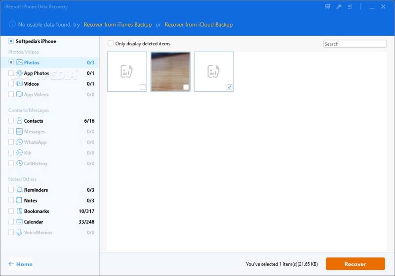 iBeeSoft iPhone Data Recovery