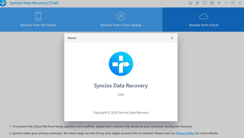 Syncios Data Recovery