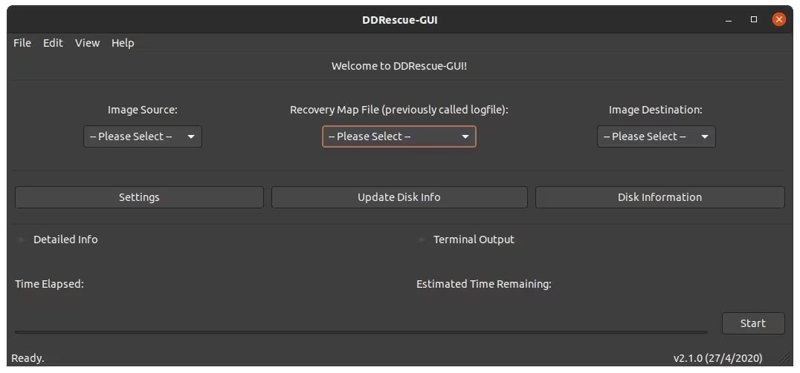 Ddrescue Recovering Process