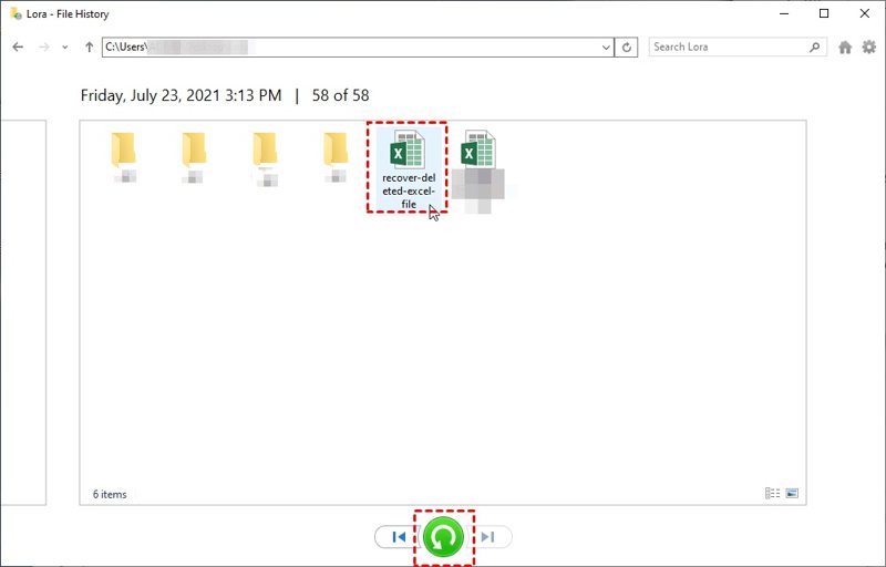 Excel-Dateiverlauf wiederherstellen