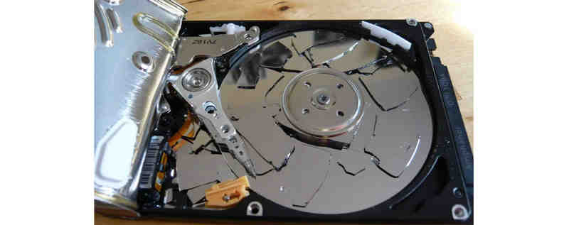 Disque dur physiquement endommagé