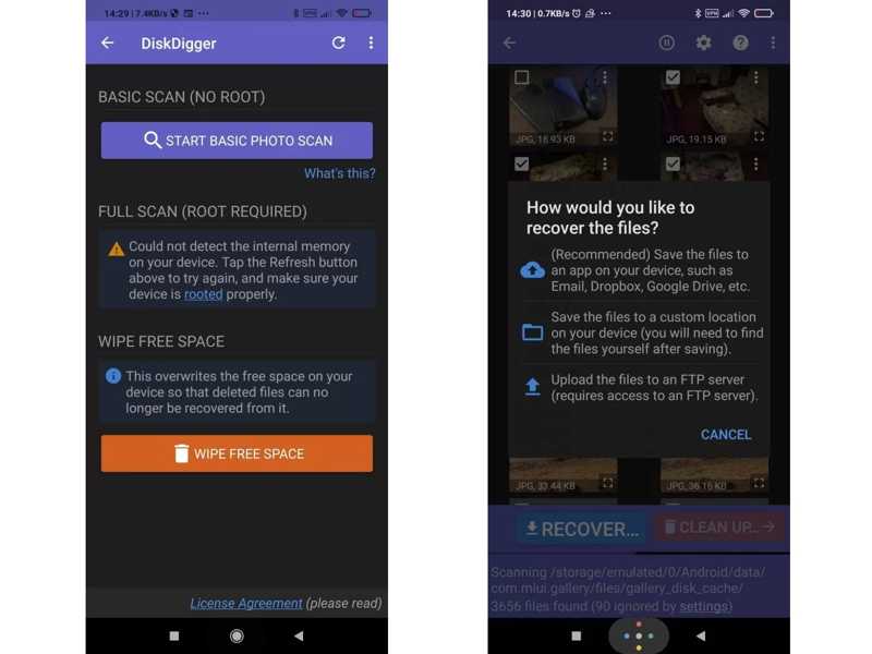 DiskDigger SD-Kartenwiederherstellung
