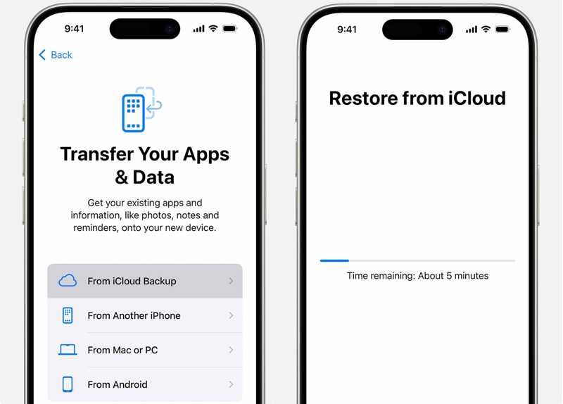 Obnovit iCloud Backup
