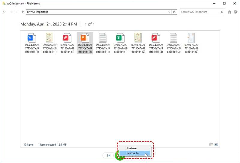 Restore And Restore to