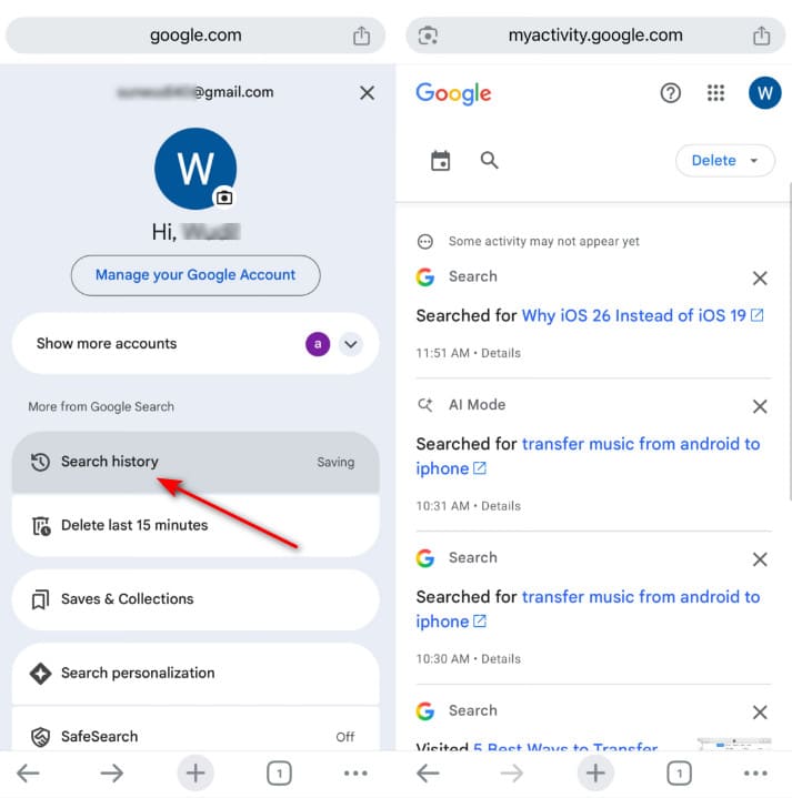 Keresési előzmények