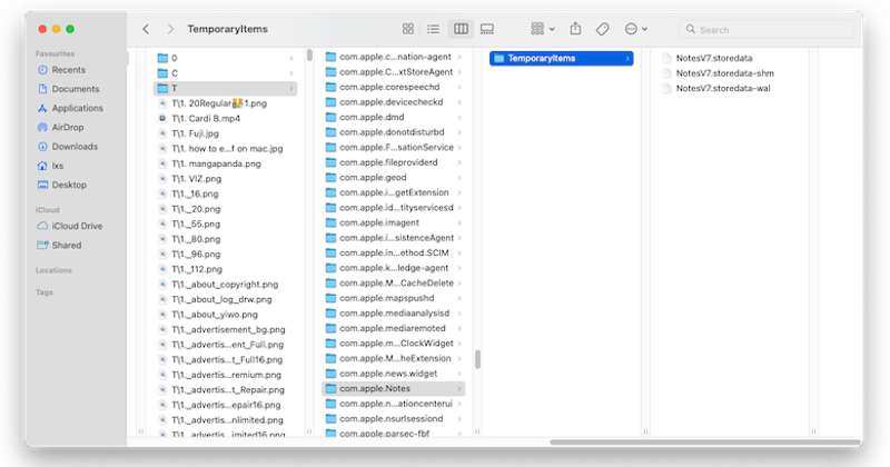 Geçici Klasörü Aç
