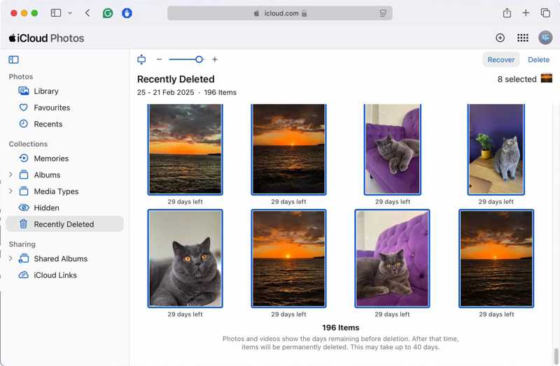 Obnovte fotografie pomocí ICloudu