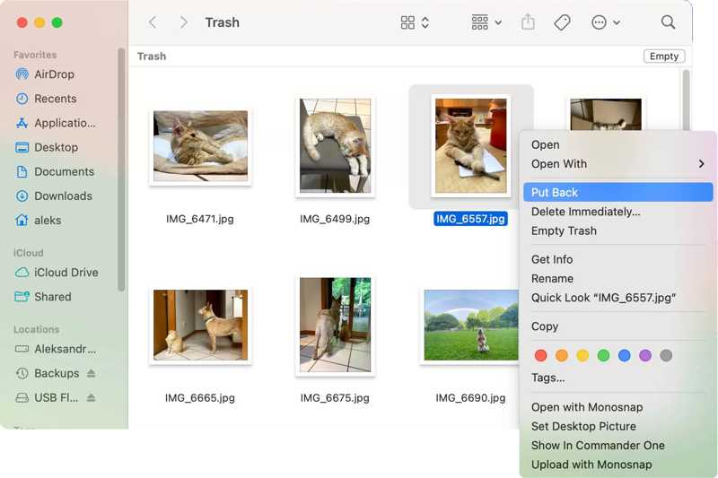 Recover Photo Trash