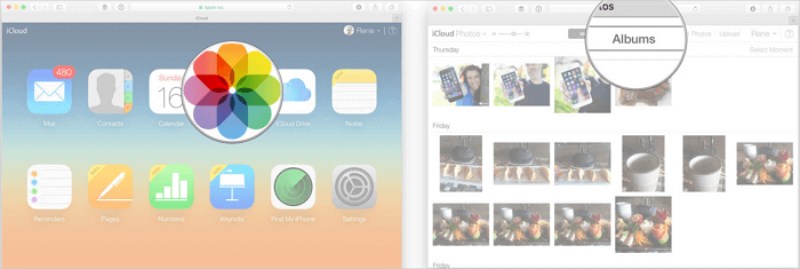 Récupérer des photos iCloud