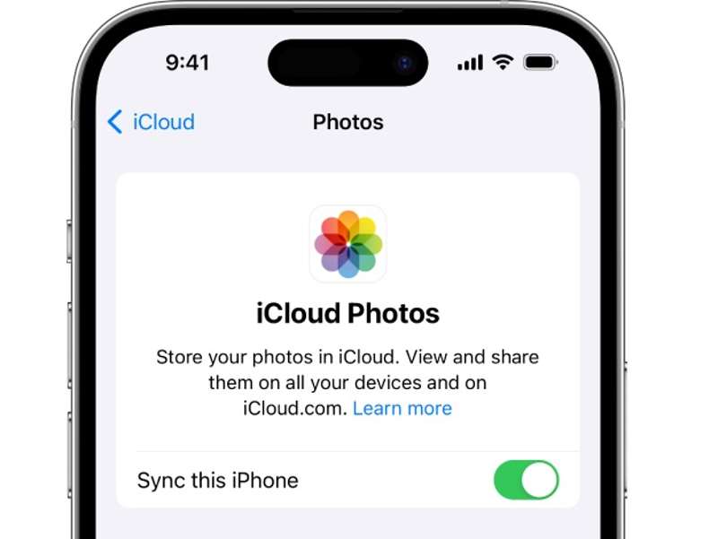 iCloud fotók helyreállítása