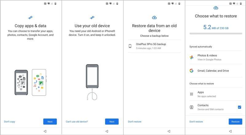 Restore Google One