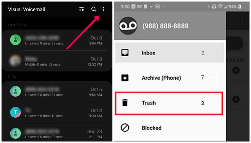 ビジュアルボイスメール