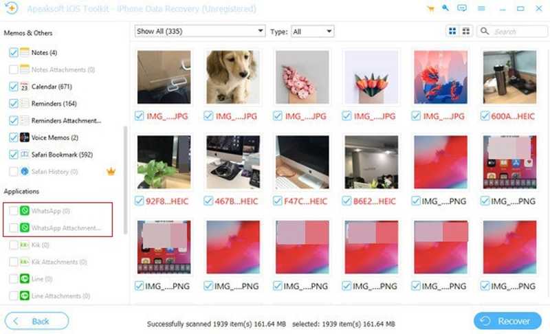 Förhandsgranska borttagen WhatsApp