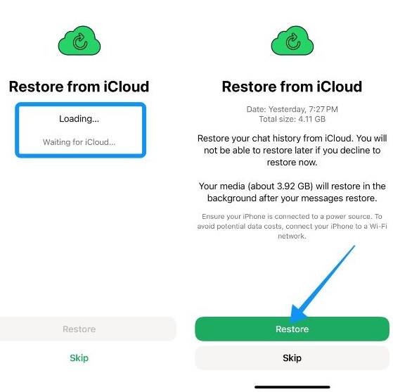 Restore Deleted Whatsapp Messages From iCloud
