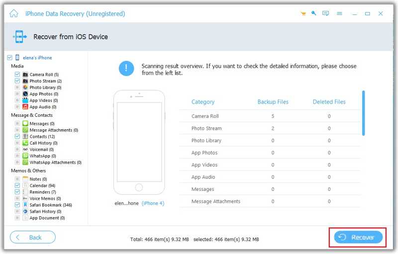 Récupérer iMessage