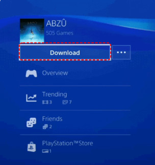 Gendownload fra PS Store