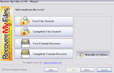 Comment utiliser Récupérer mes fichiers