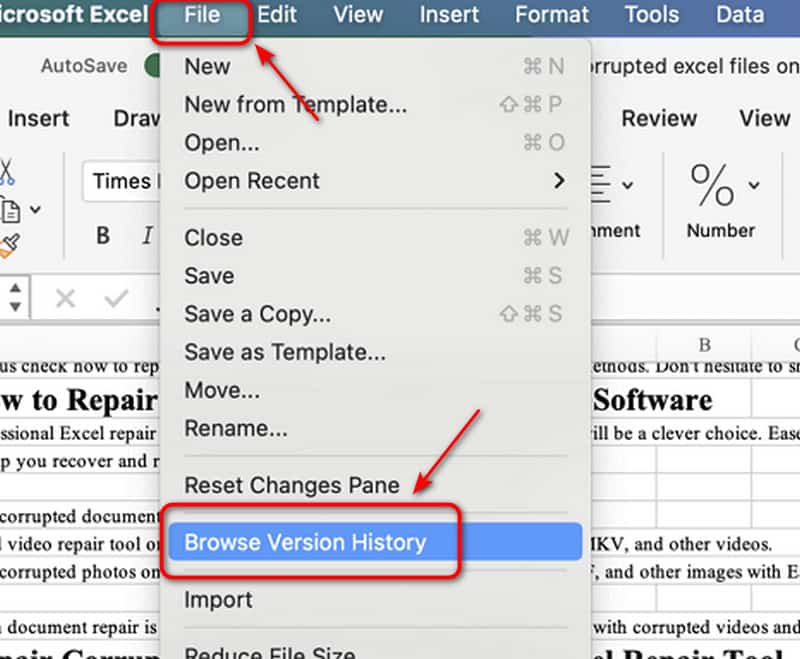 A verzióelőzmények böngészése