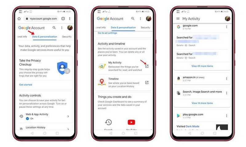 Chrome History Android