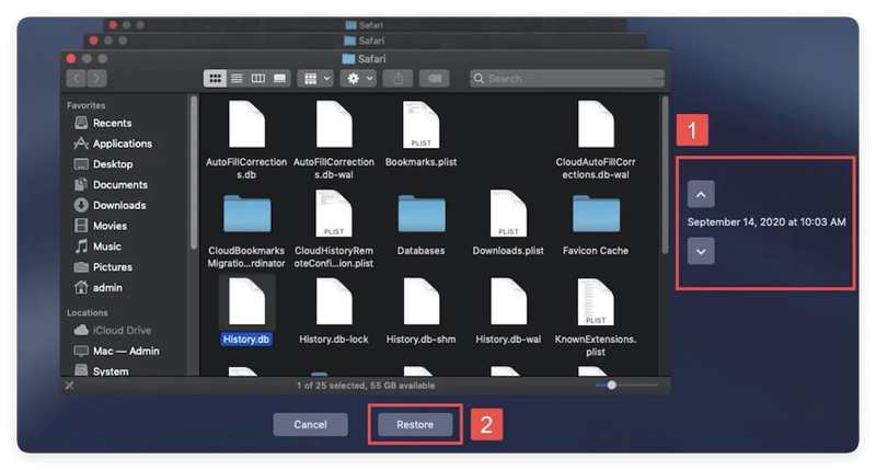 Recover Safari History MAC