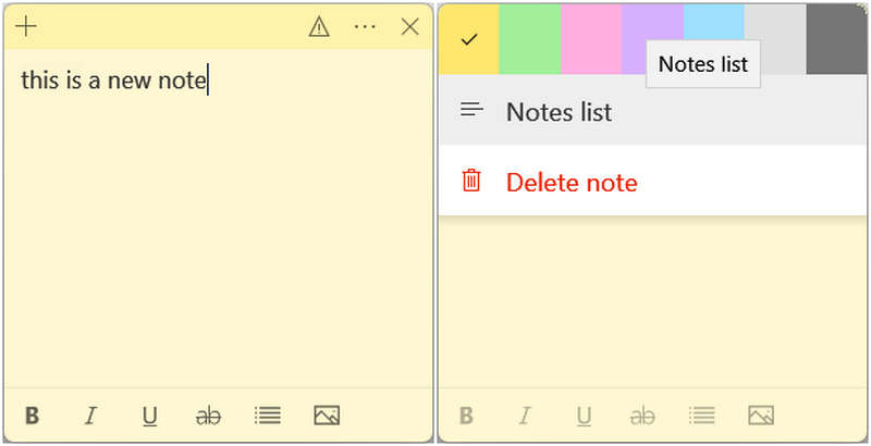 Check Note List