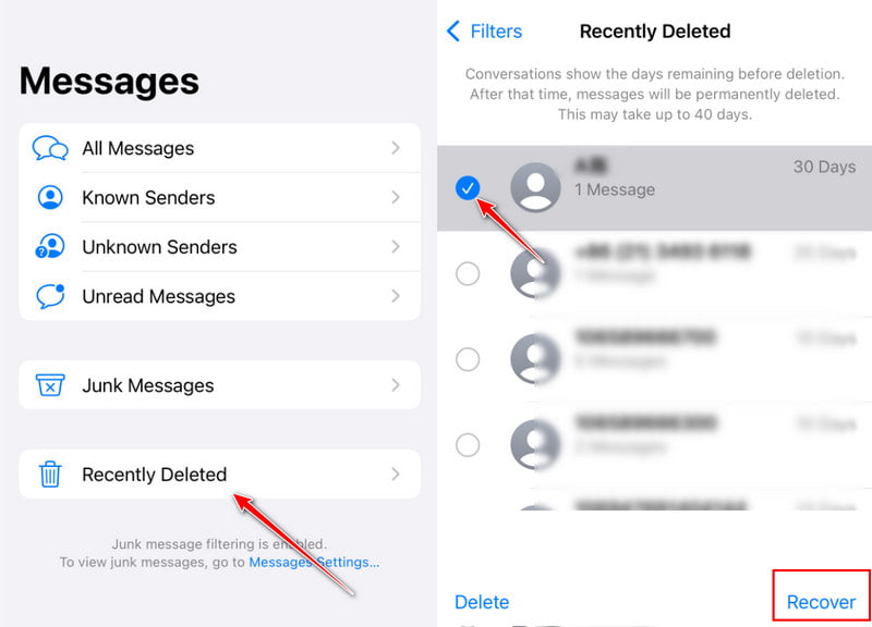 Verwijderde spraakberichten van een recent verwijderde iPhone herstellen
