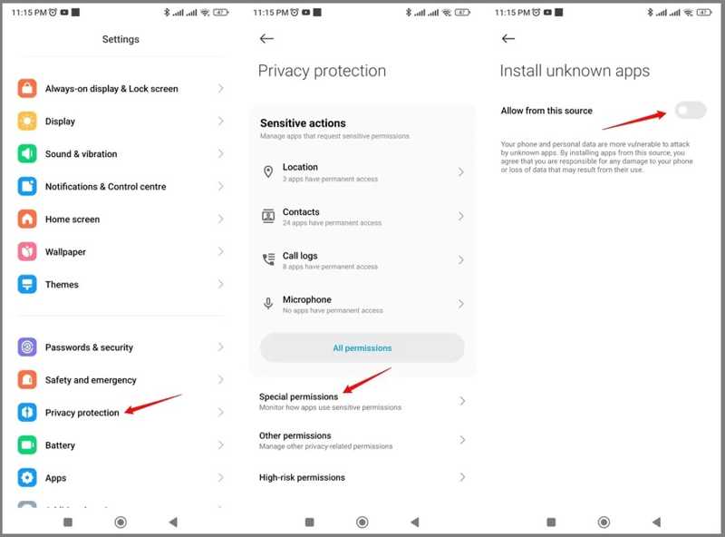 Install Unknown Apps