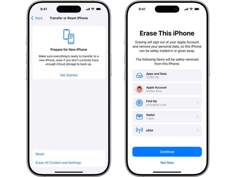 Erase iPhone
