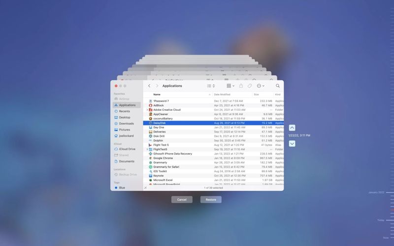 Download Time Machine abrufen