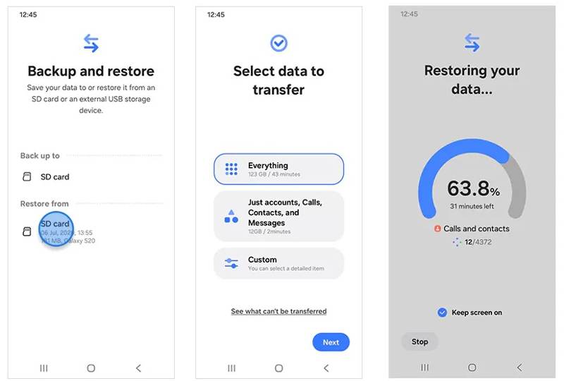 Smart Switch Restore
