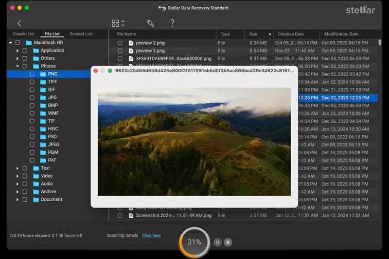 Звездное восстановление данных Mac