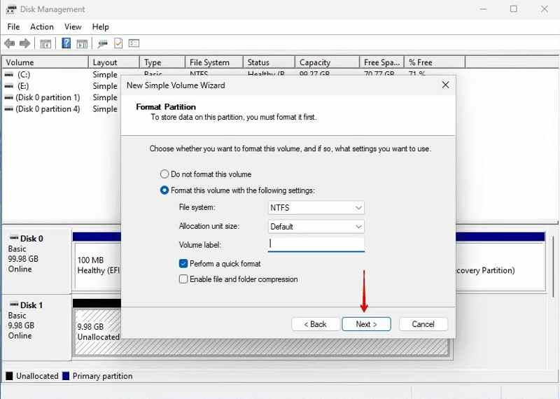 formátumú partíció