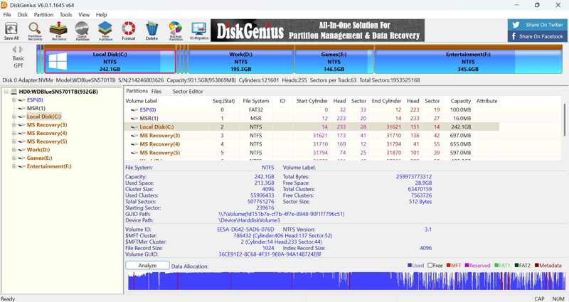 DiskGenius-screenshot