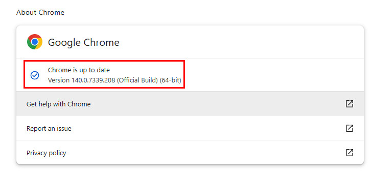Chrome är uppdaterat