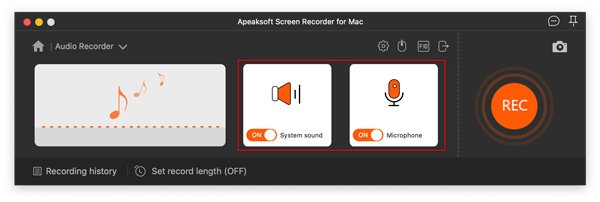 Audio microfoongeluid