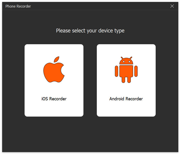 Klikněte na iOS Recorder