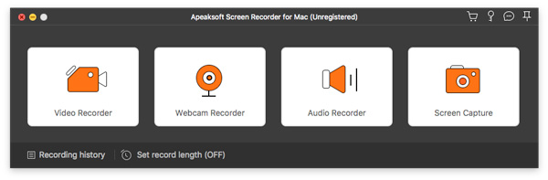 Launch screen recorder