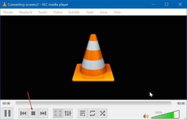 Registra con VLC