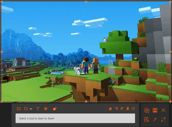 Screenshot van Minecraft maken