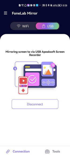 USB bağlantısı Android