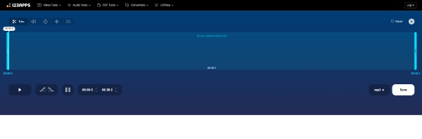 123apps Online Audio Cutter