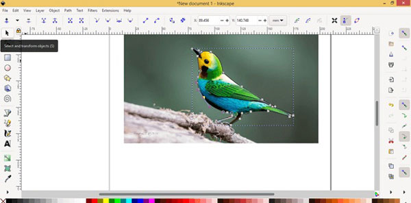 Inkscape Quitar fondo