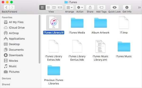 访问iTunes Libraryitl Mac