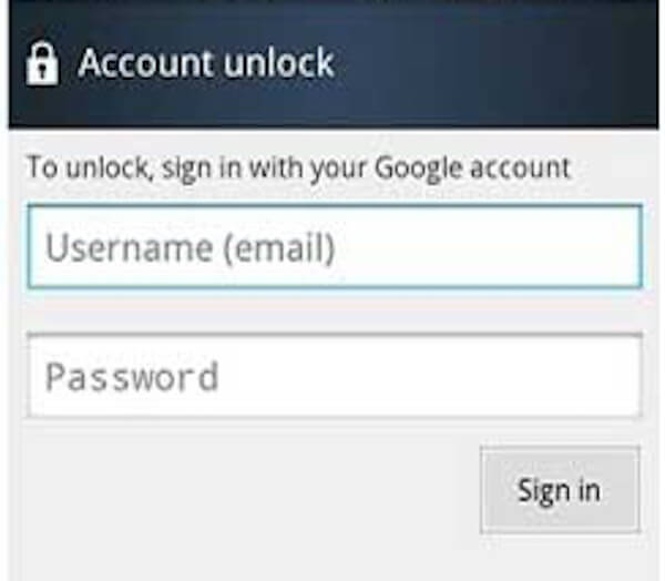 Account Unlock