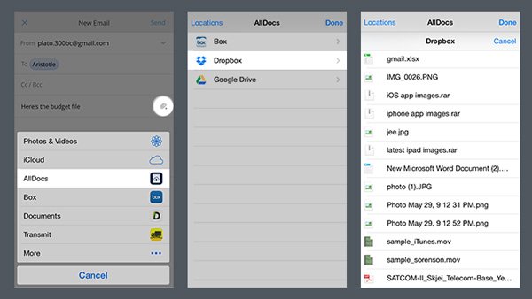 Lägg till ringsignal till Dropbox