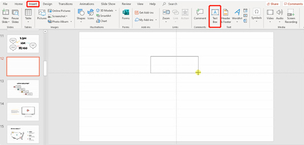 Add Text Box in PowerPoint