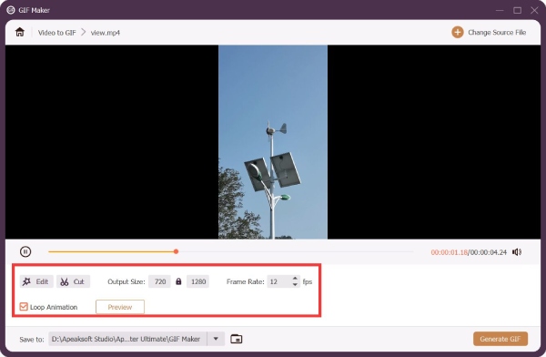 Justera Video Apeaksoft