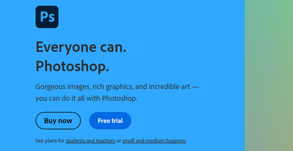 Adobe Photoshop Pobierz bezpłatną wersję próbną